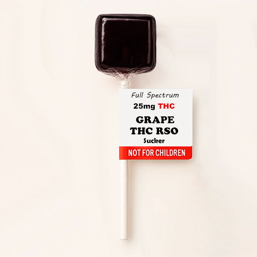 Grape THC RSO Sucker