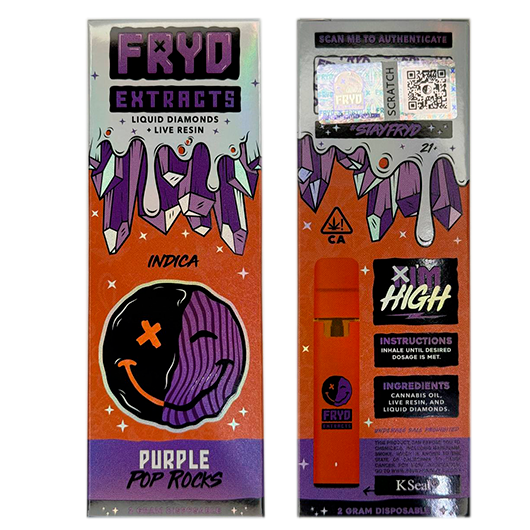 FRYD – Purple pop Rocks
