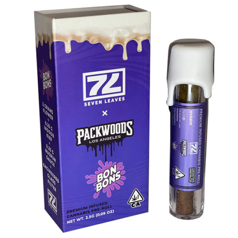 Buy Packwoods x Seven Leaves Bon Bons cannabis Pre Roll online in USA