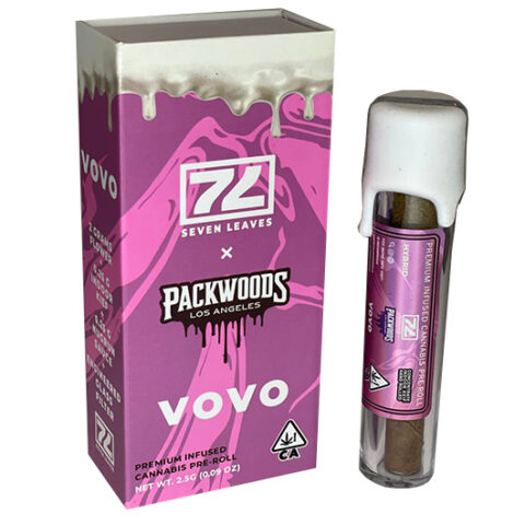 Buy Packwoods x Seven Leaves VOVO cannabis Pre Roll online in USA