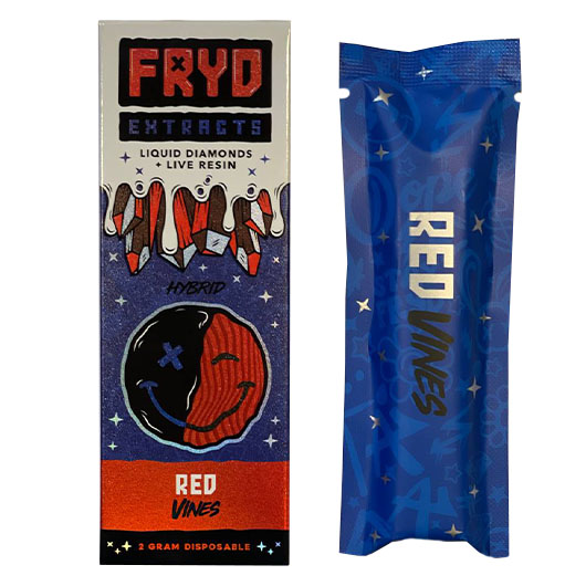 FRYD Extracts - Red Vines 2000mg Liquid Diamonds Live Resin Disposables cart
