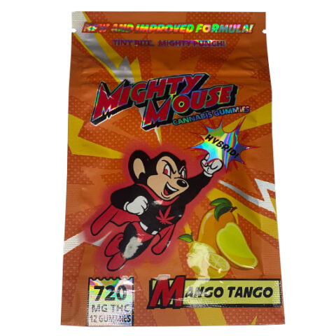 Buy Mighty Mouse Mango Tango Cannabis Gummies 720mg THC