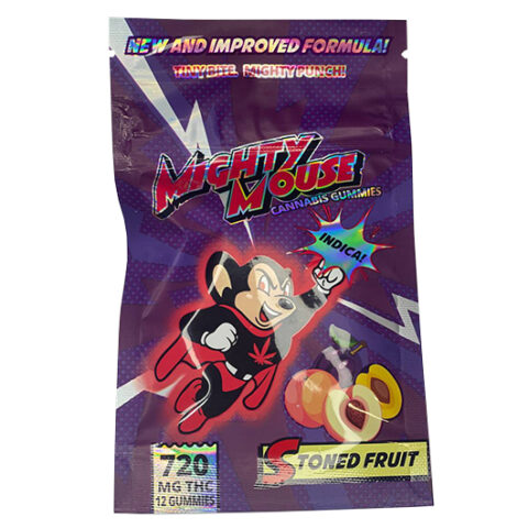 Buy Mighty Mouse Stoned Fruit Cannabis Gummies 720mg THC