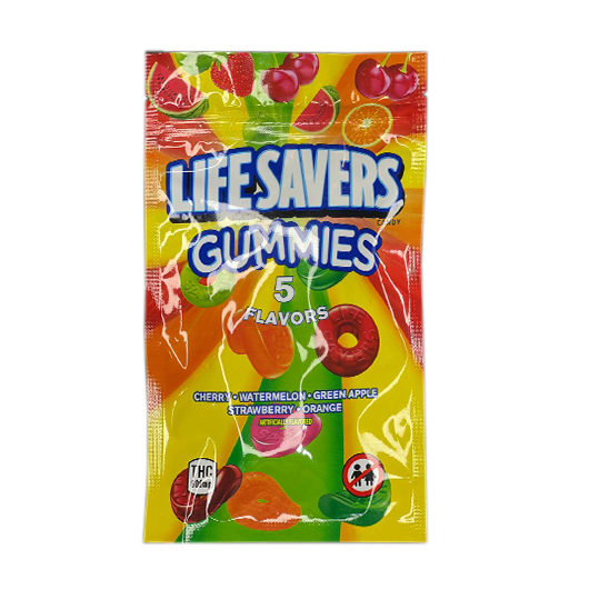 Buy Life Savers 5 Flavors THC Gummies 600mg