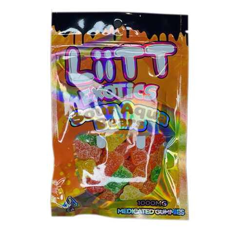 buy Liitt Exotics Sour Aqua Bears THC gummi Edibles