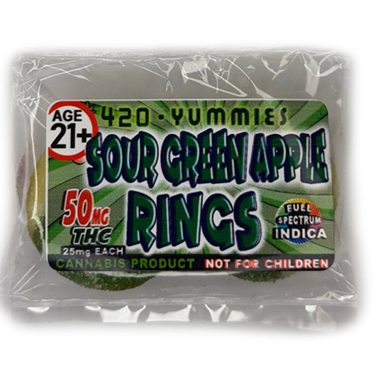 THC Gummies | Green Apple